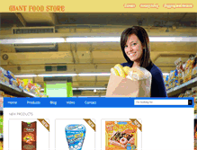 Tablet Screenshot of giantfoodstore.org